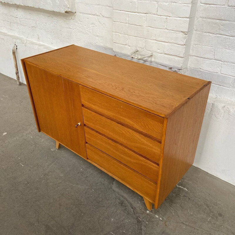 Vintage wood sideboard by J.Jiroutek for Interier Praha, 1960s