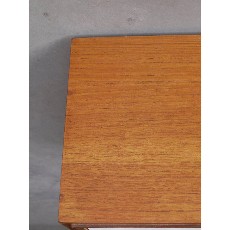 Scandinavisch vintage teak zwevend wand dressoir, 1960