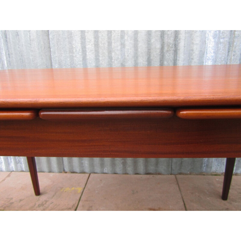 Danish extendable dining table in teak - 1960s