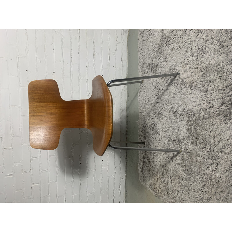 Vintage Hammer teak chair by Arne Jacobsen for Fritz Hansen, 1960s