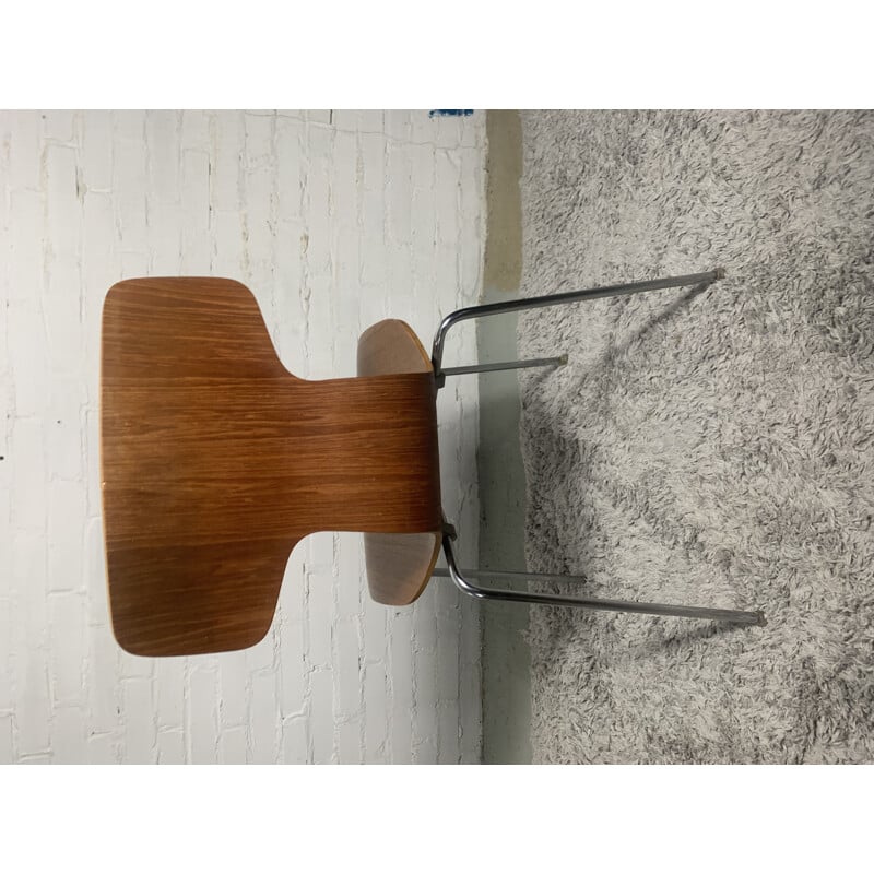 Vintage Hammer teak chair by Arne Jacobsen for Fritz Hansen, 1960s