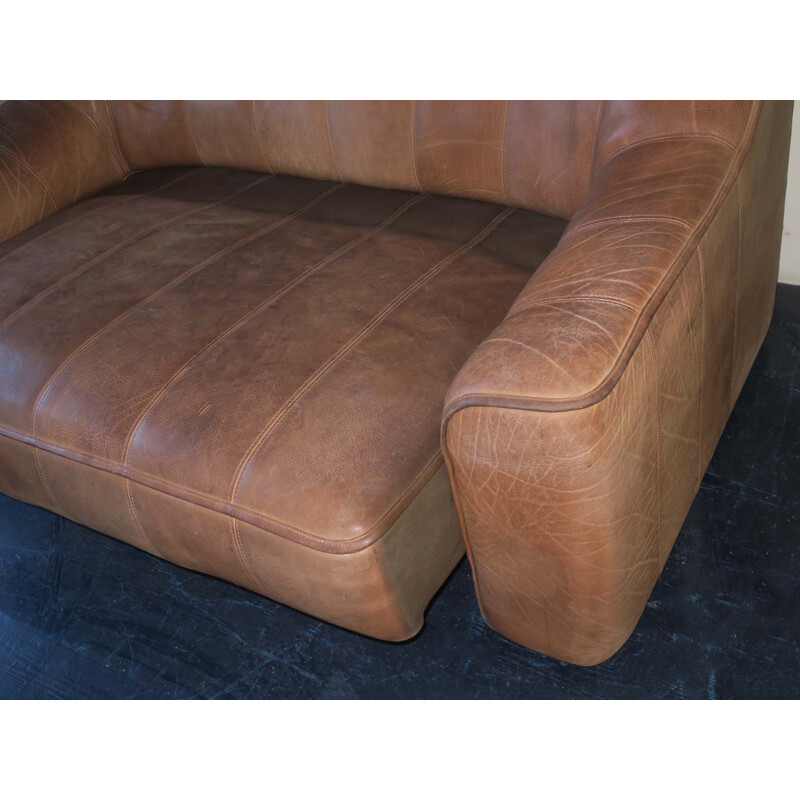 Vintage-Sofa von De Sede aus Büffelleder, 1970