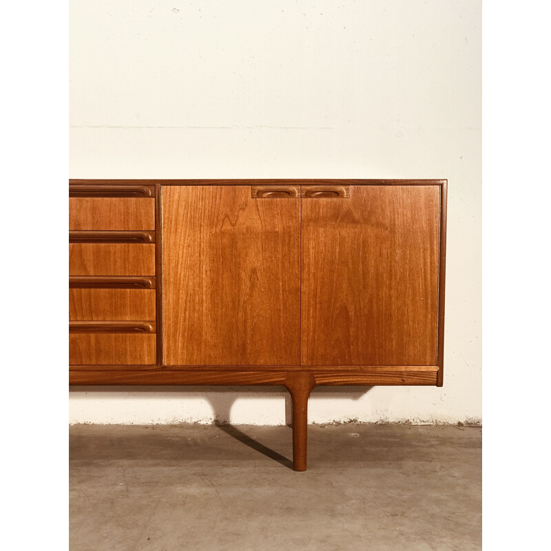 Vintage Scottish teak sideboard by Tom Robertson for McIntosh, 1960s