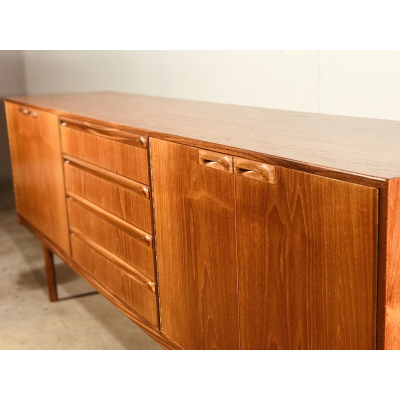 Vintage Scottish teak sideboard by Tom Robertson for McIntosh, 1960s