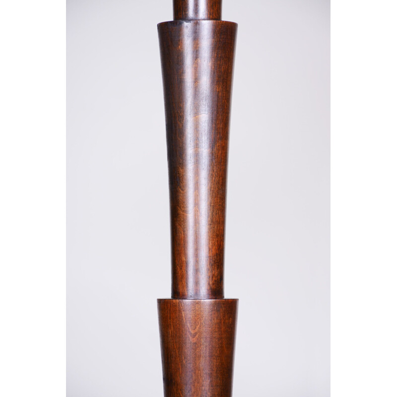 Vintage cubist floor lamp, Czechoslovakia 1930