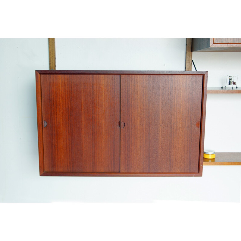 Wall shelves "Royal System" in teak, Poul CADOVIUS - 1950s