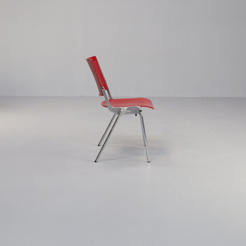 Ensemble de 4 chaises vintage "sento" par Jorgen Kastholm pour Dauphin, Allemagne