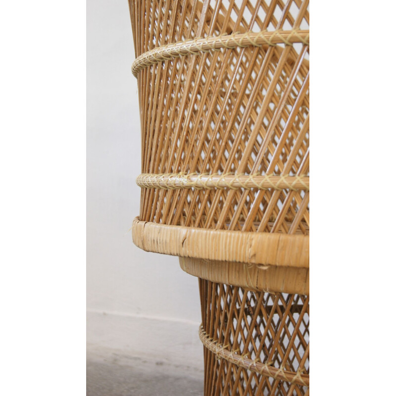 Vintage rotan fauteuil, 1960