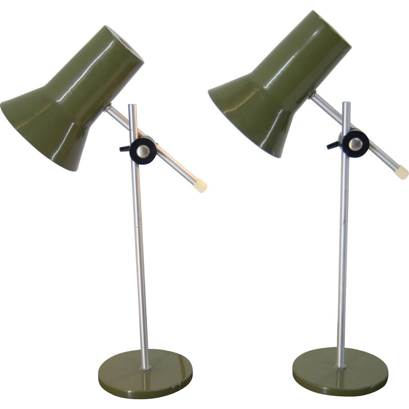 Ein Paar Vintage-Tischlampen, Dänemark 1960