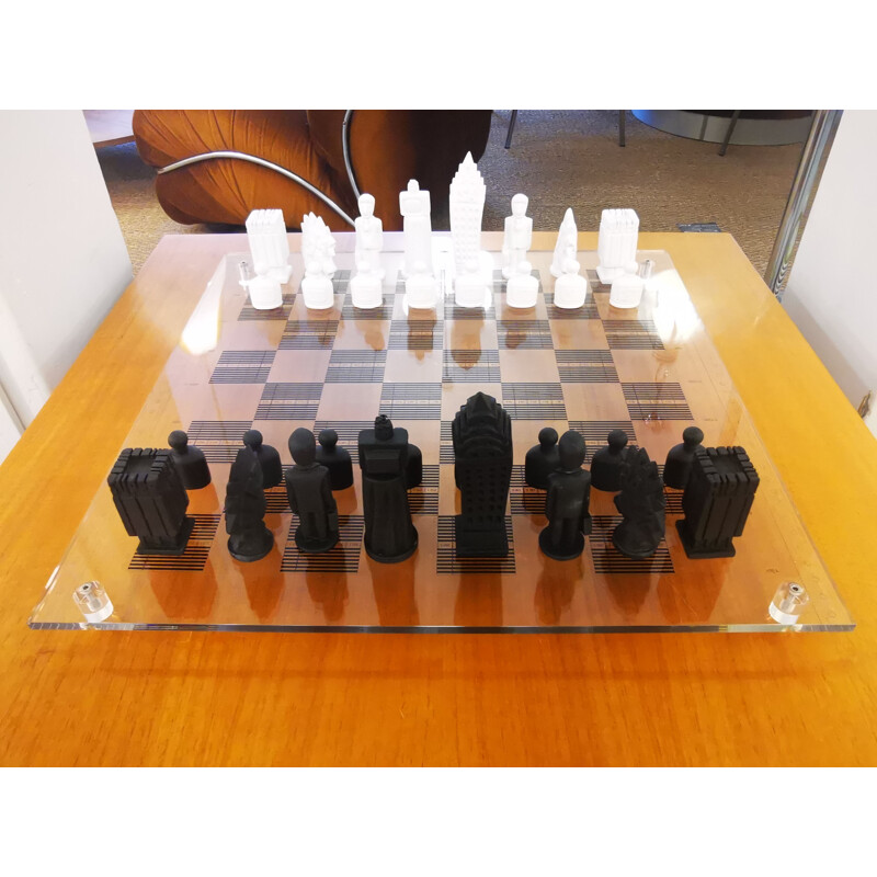 Jeu d'échecs vintage de R. del Porto et J.B. Marti pour Tandem, 1980