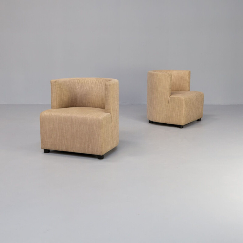 Pair of vintage "mokka 12812" armchairs by Paolo Piva for Wittmann, 2000s