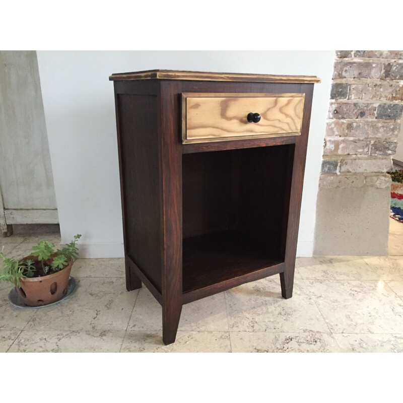 Vintage wood night stand