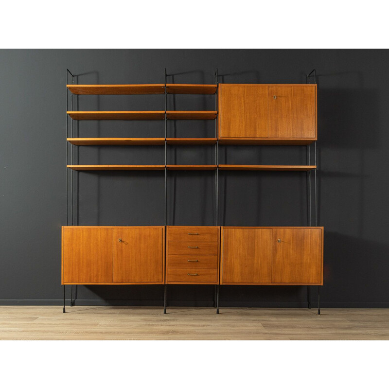 Vintage teak shelving system Omnia by Hilker, Germany 1960s