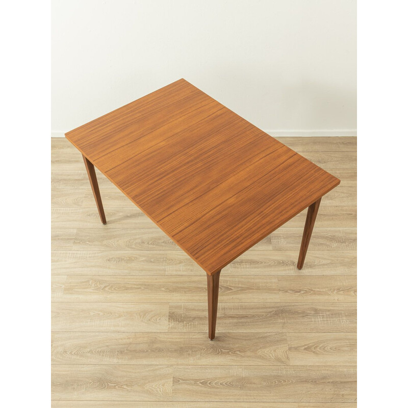 Vintage walnut table from Lübke, Germany 1960