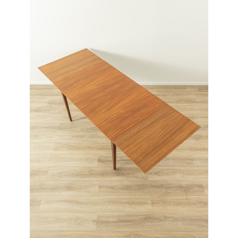 Vintage walnut table from Lübke, Germany 1960