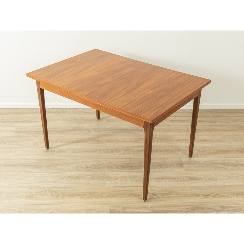 Vintage walnut table from Lübke, Germany 1960