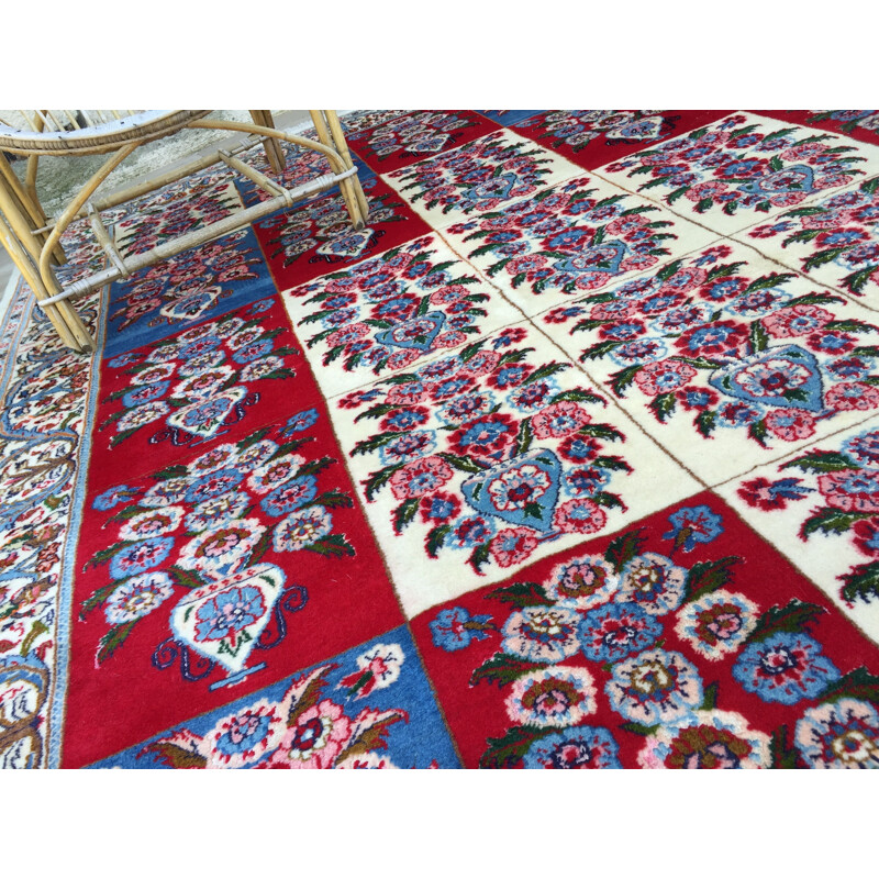 Vintage Persian rug called Mood in wool velvet