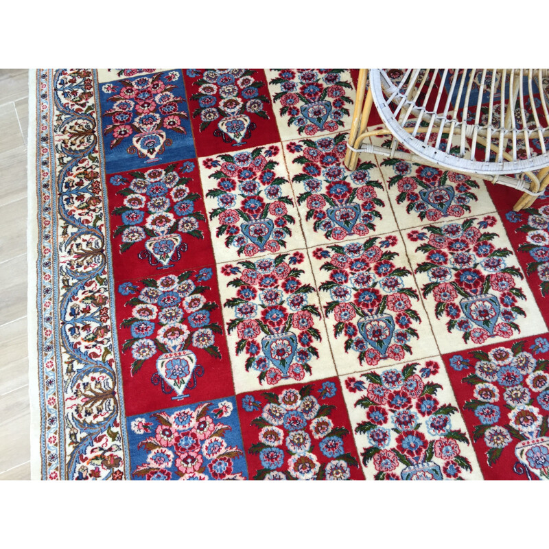 Vintage Persian rug called Mood in wool velvet