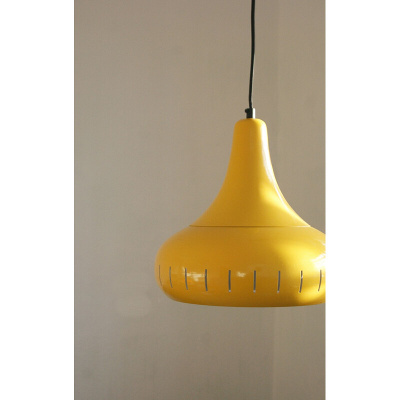 Vintage yellow pendant lamp