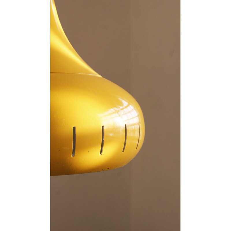 Vintage yellow pendant lamp