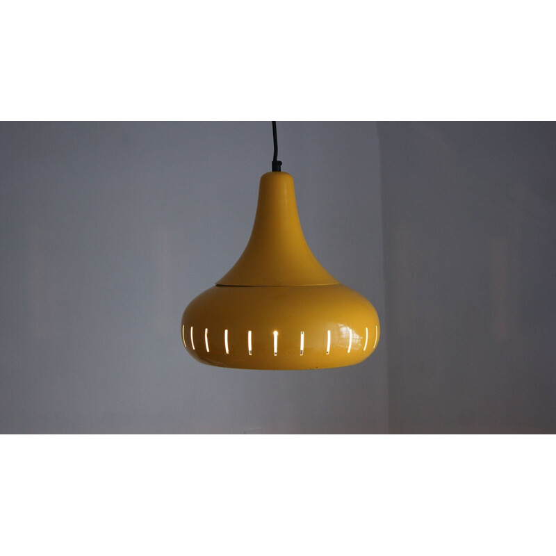 Vintage yellow pendant lamp