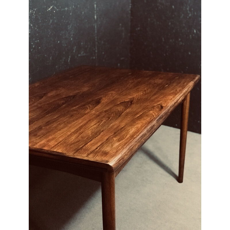 Table à rallonge danoise vintage en palissandre, 1960
