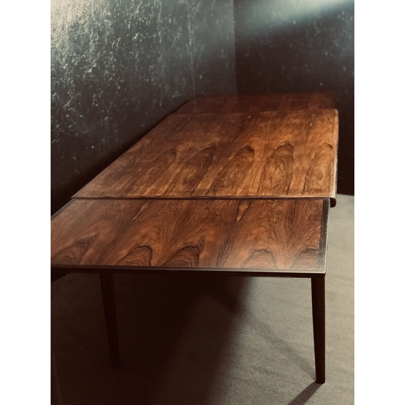 Mid century Danish extending rosewood table, 1960s