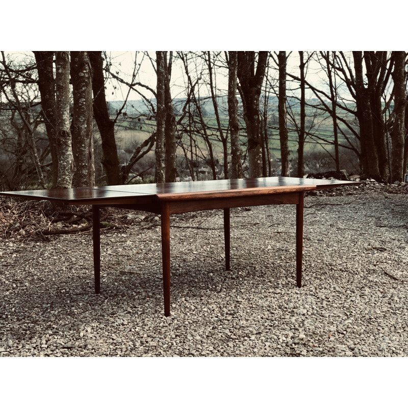 Mid century Danish extending rosewood table, 1960s