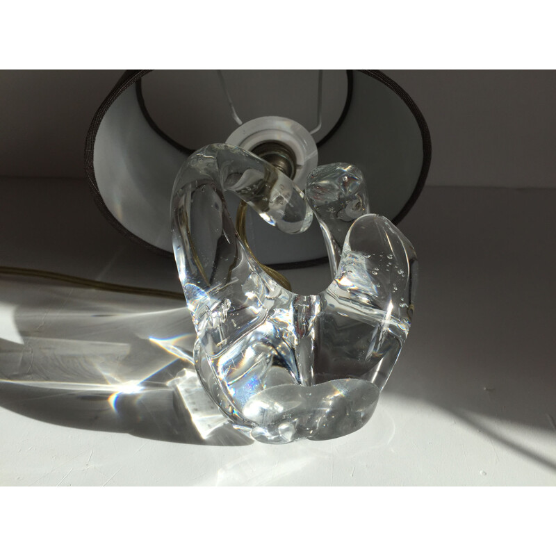 Lampe vintage en cristal