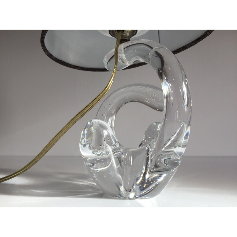 Lampe vintage en cristal