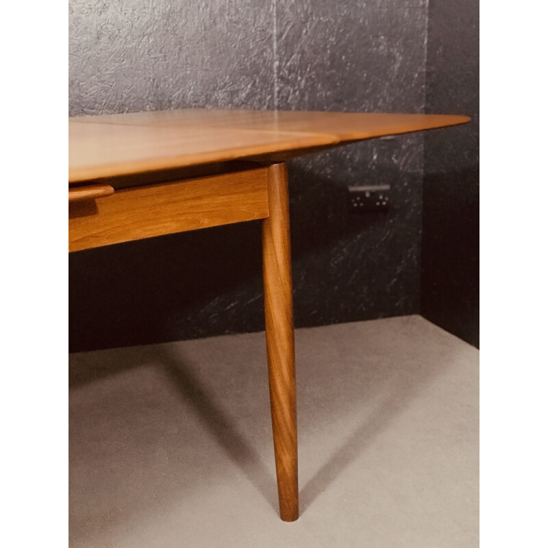 Mid century teak extending table, Denmark 1960s