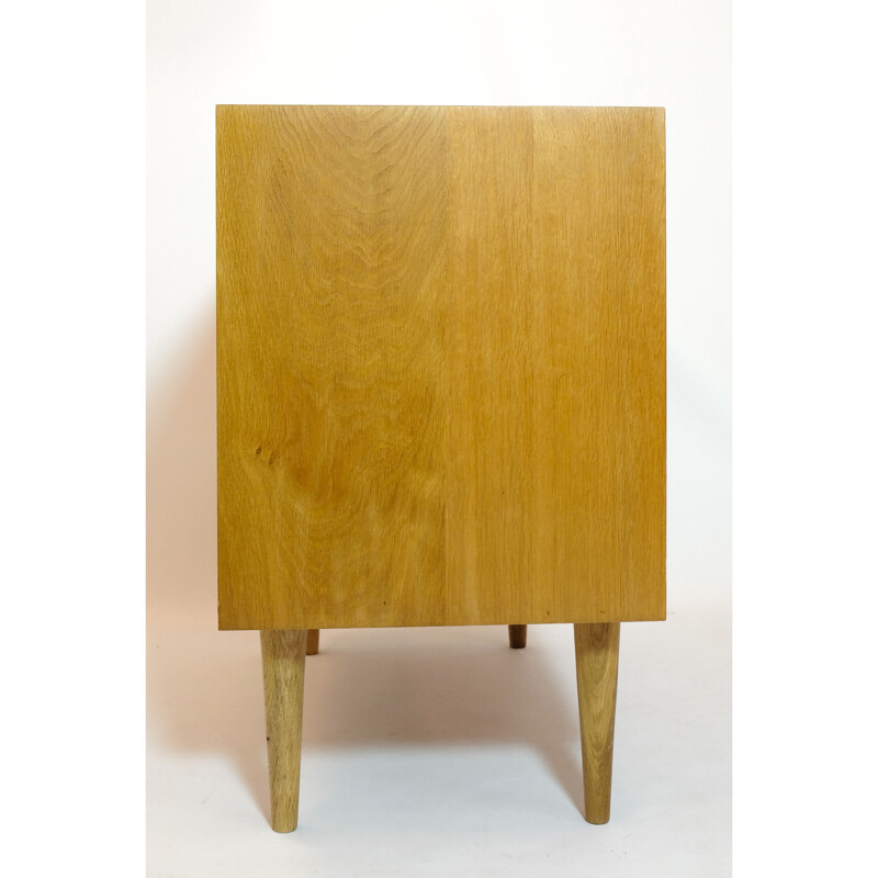 Vintage Scandinavian light wood chest of drawers, 1970