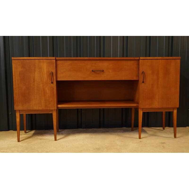 Mid century sideboard in oak veneer - 1960s