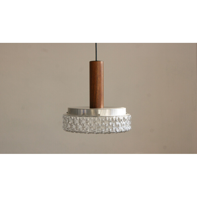 Vintage aluminum pendant lamp