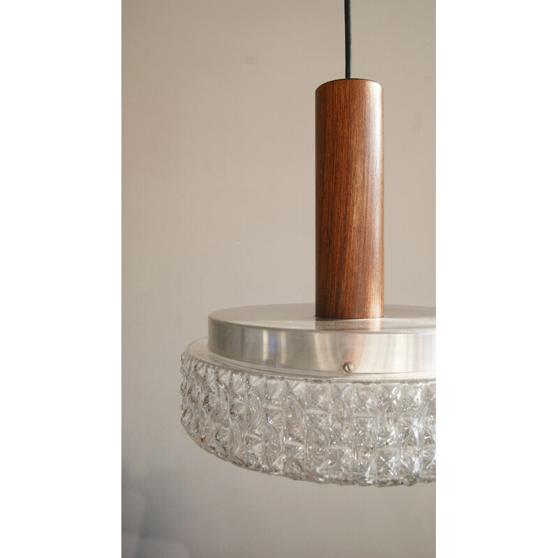 Vintage aluminum pendant lamp