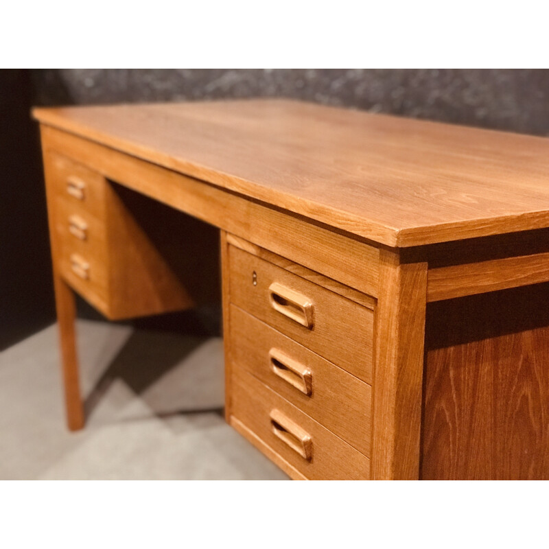 Mid century Danish teak desk, 1960s