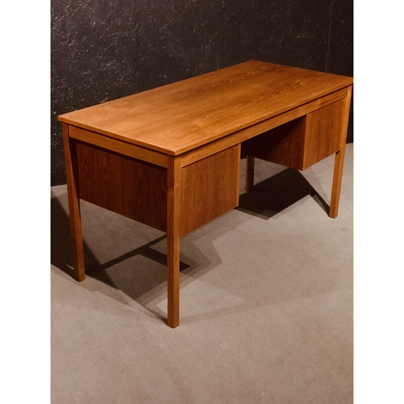 Mid century Danish teak desk, 1960s