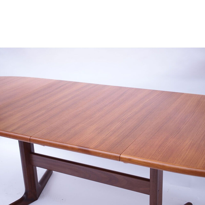 Scandinavian Danish vintage oval table, 1960