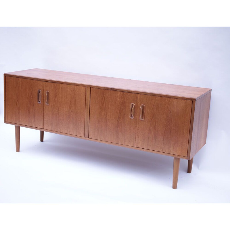 Gplan Scandinavian vintage sideboard in honey teak, 1960