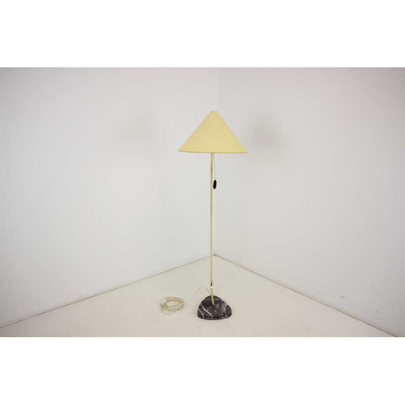 Mid century floor lamp marble base