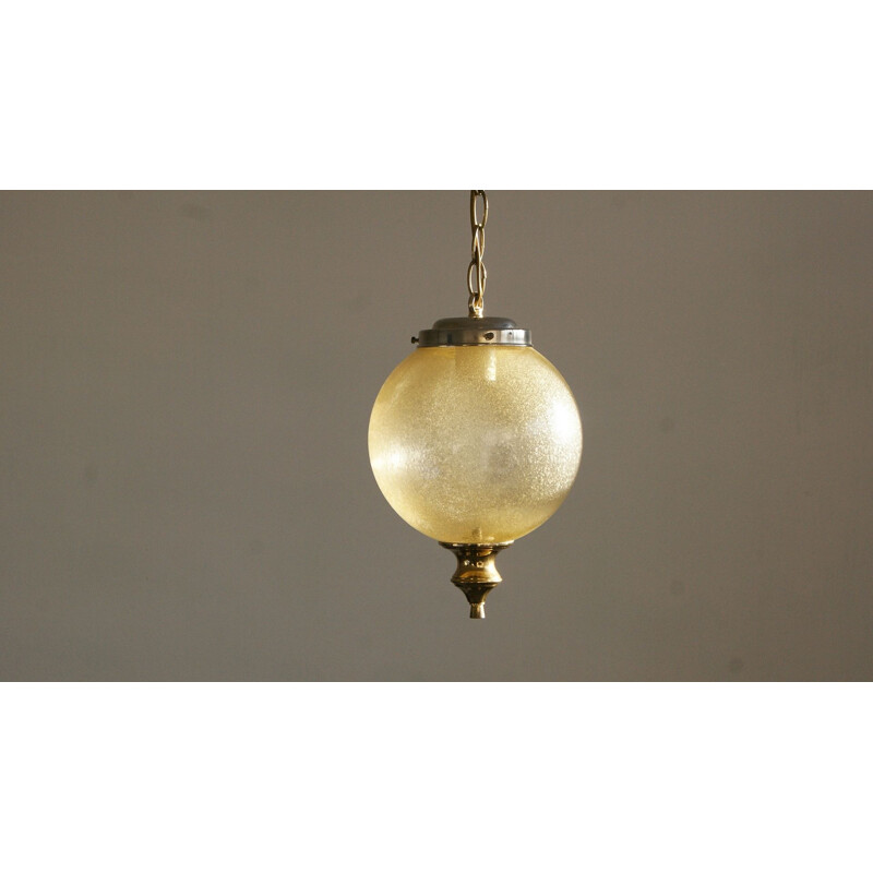 High quality three layer clear glass ball pendant lamp