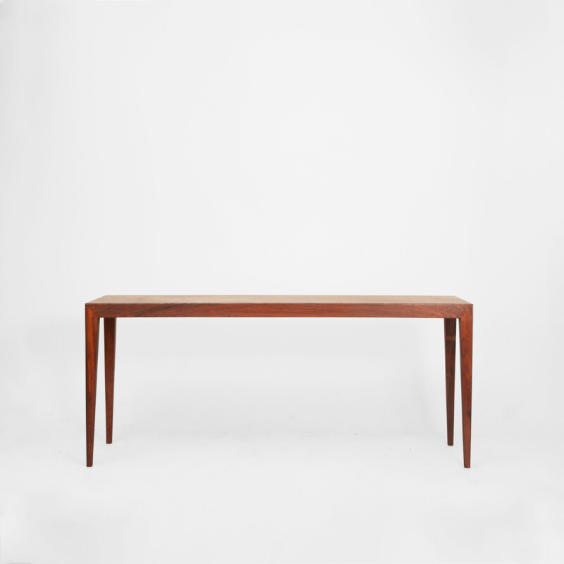 Vintage rosewood bench by Severin Hansen, Denmark 1960s