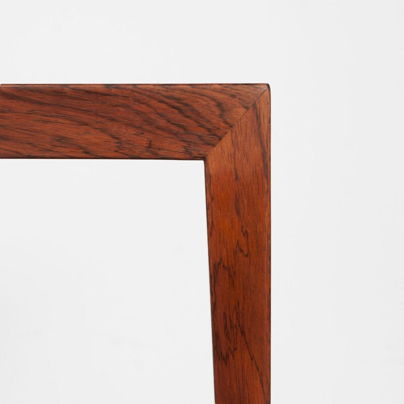 Vintage rosewood bench by Severin Hansen, Denmark 1960s