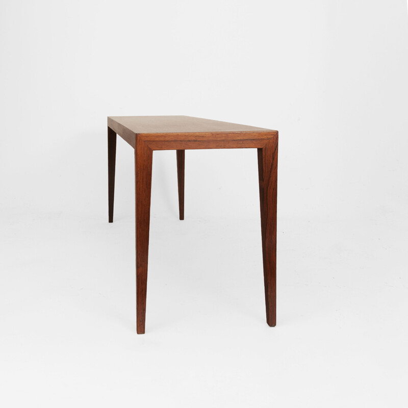 Vintage rosewood bench by Severin Hansen, Denmark 1960s