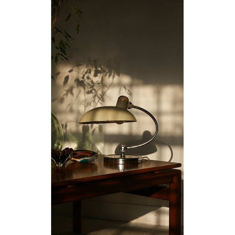 Vintage President 663 table lamp by Christian Dell for Kaiser Idell