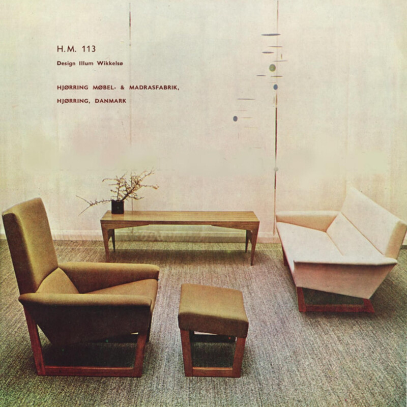 Danish vintage sofa by Illum Wikkelsø, 1960s