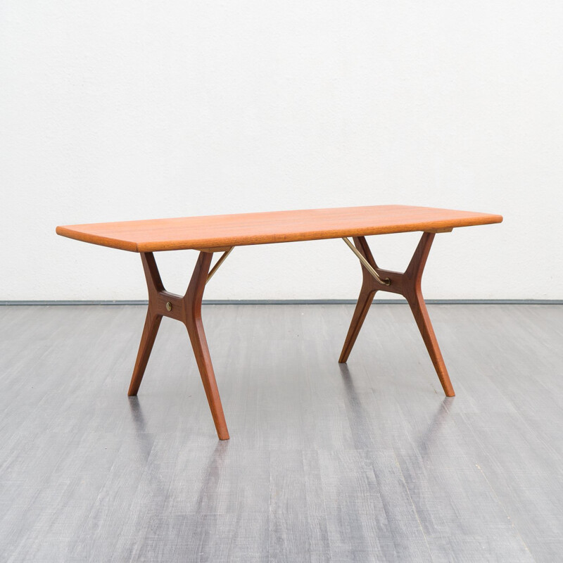 Vintage teak coffee table, 1960s