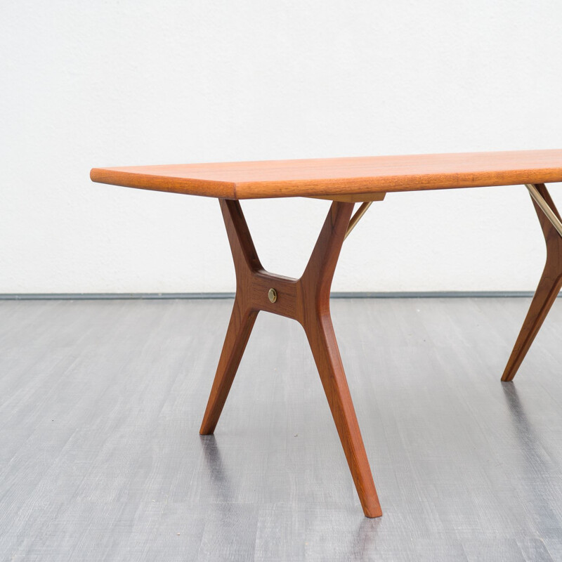 Vintage teak coffee table, 1960s