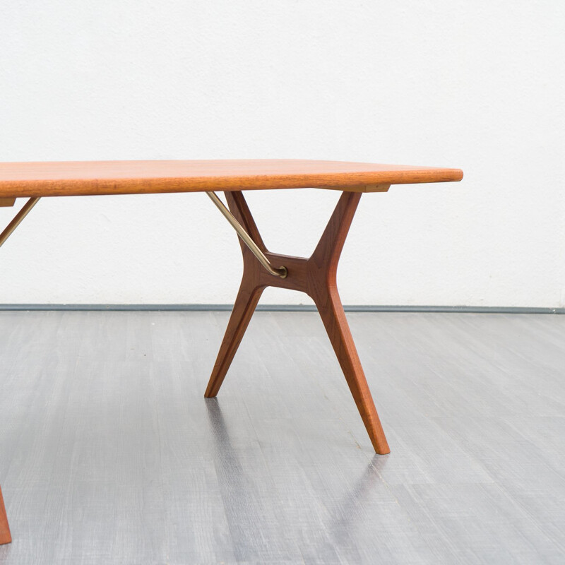 Vintage teak coffee table, 1960s