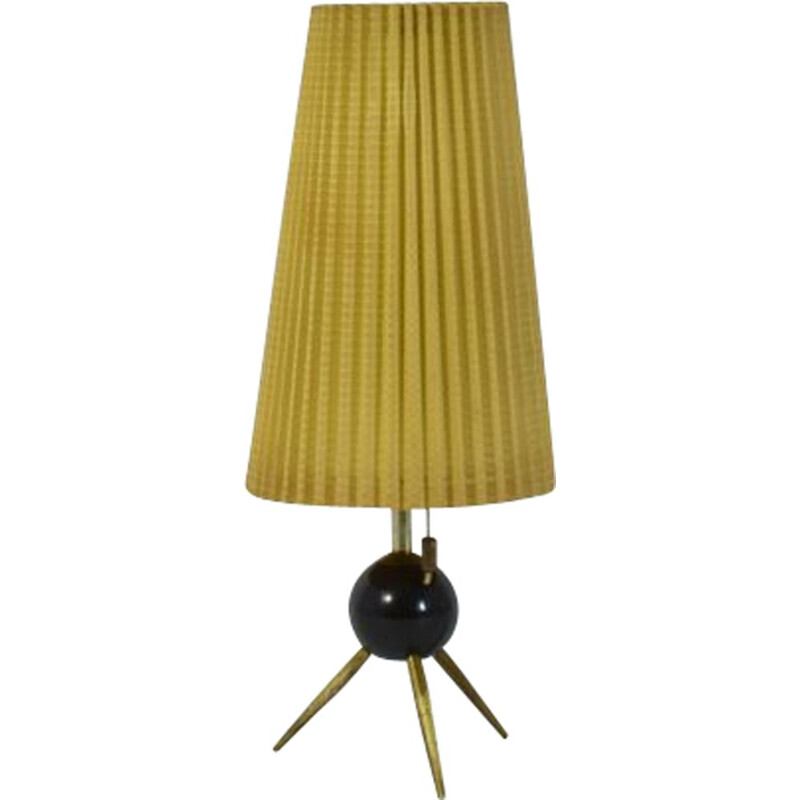 Vintage driepoot tafellamp van Seeger en Co Kg Stadtilm, 1950-1960